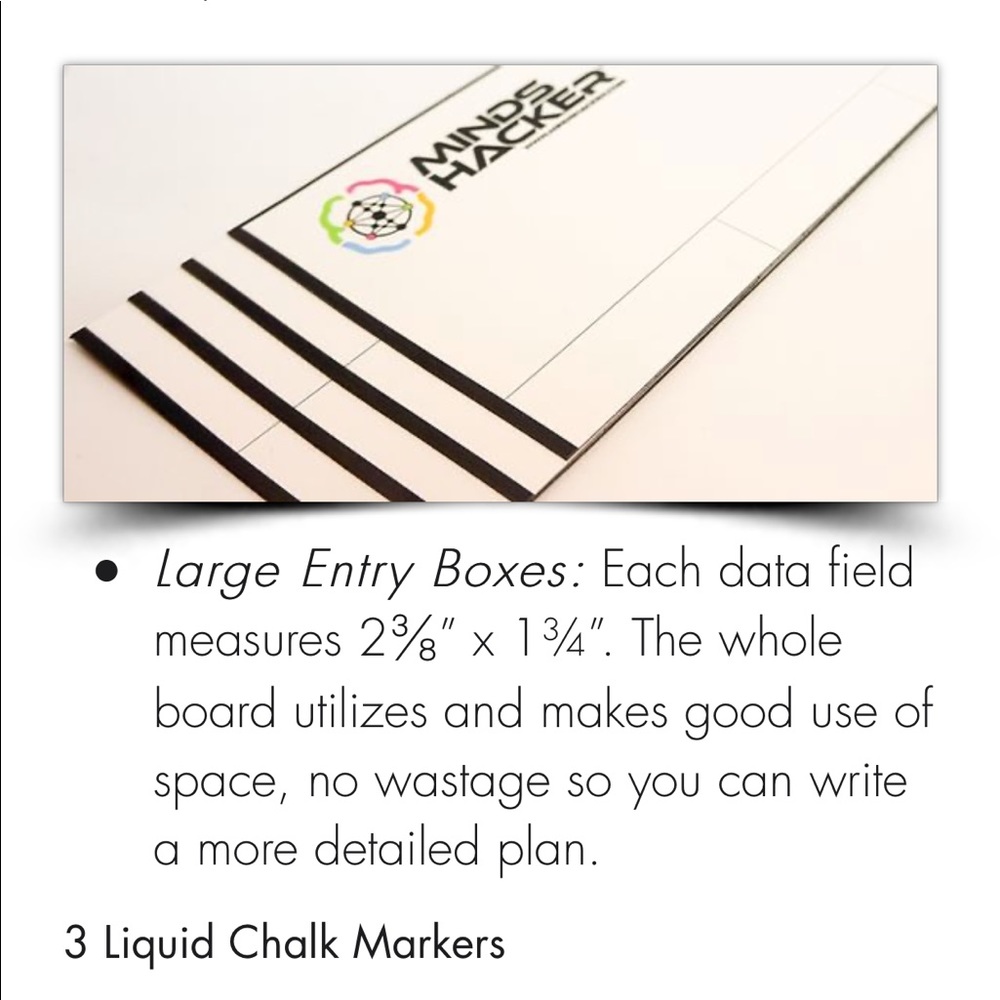 NWT magnetic dry erase monthly planner - Picture 6 of 14